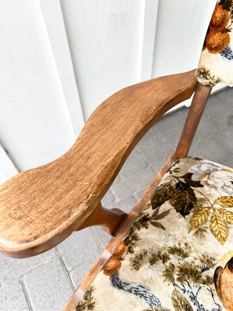 Carved Antique Arm Chair