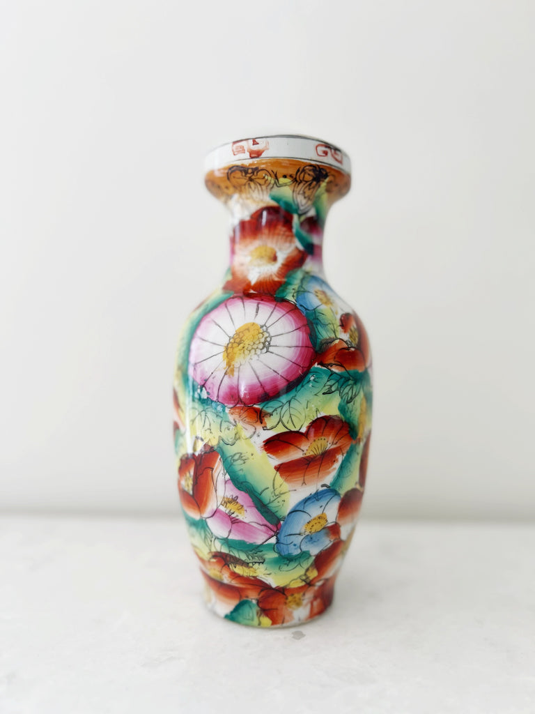 1920’s Antique Chinoiserie Porcelain Vase