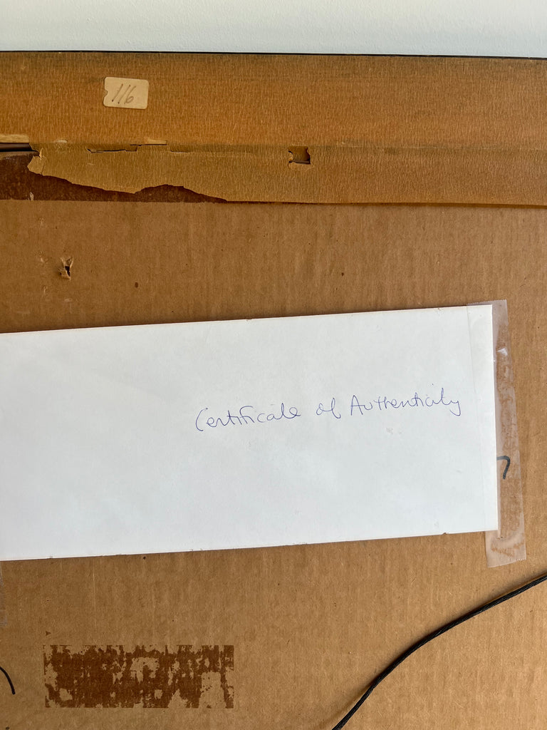 Framed Original “Gloucester Harbor” with Authenticity Certification