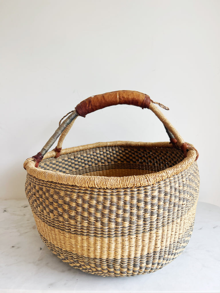 Handwoven Large Market Basket