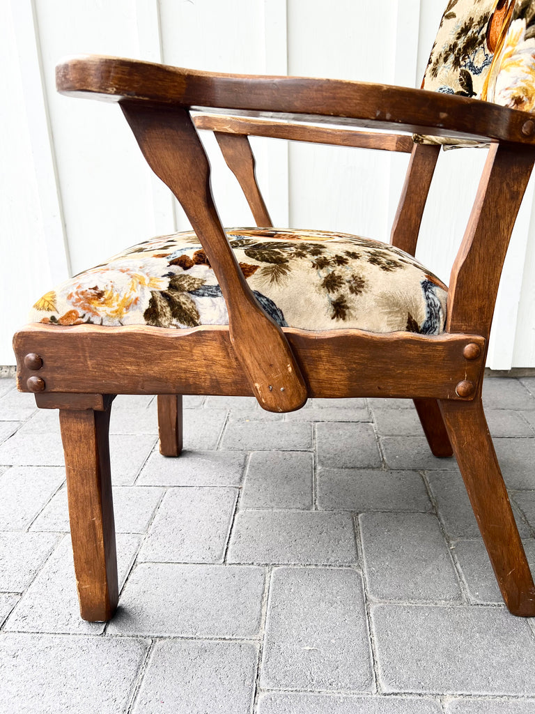 Carved Antique Arm Chair