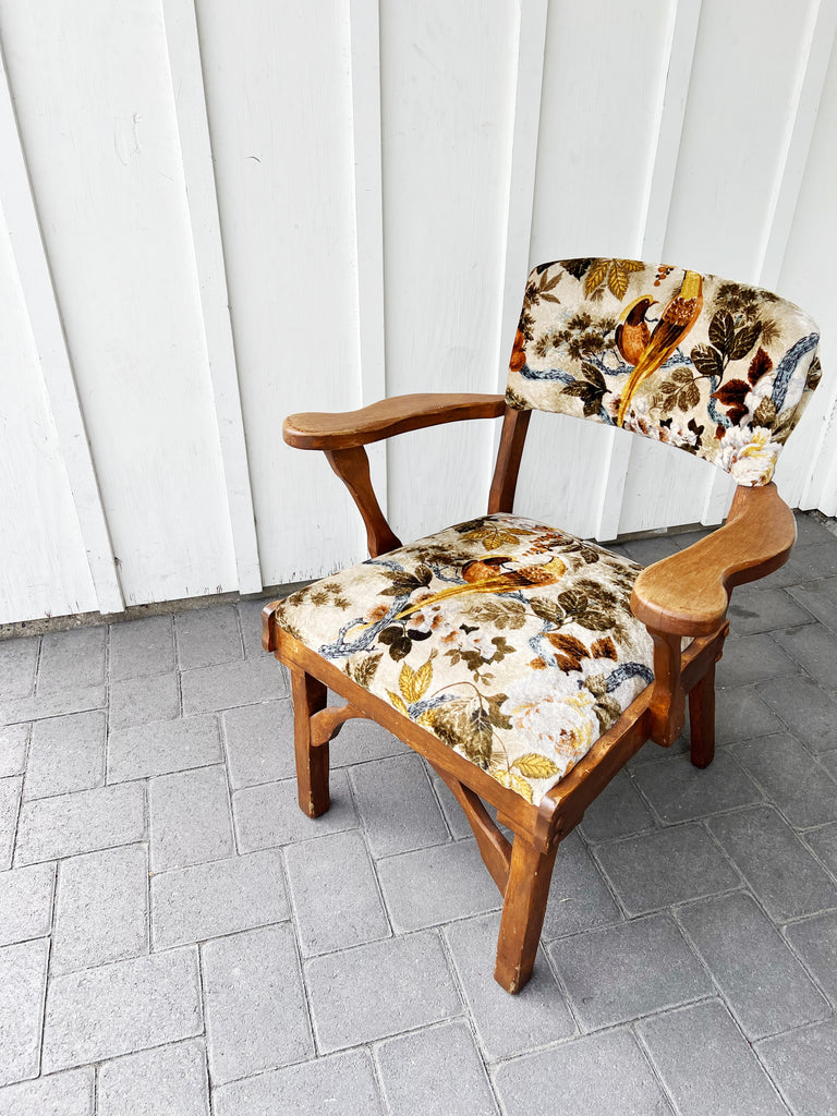 Carved Antique Arm Chair