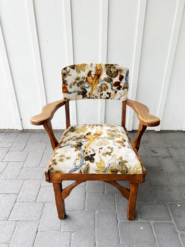 Carved Antique Arm Chair