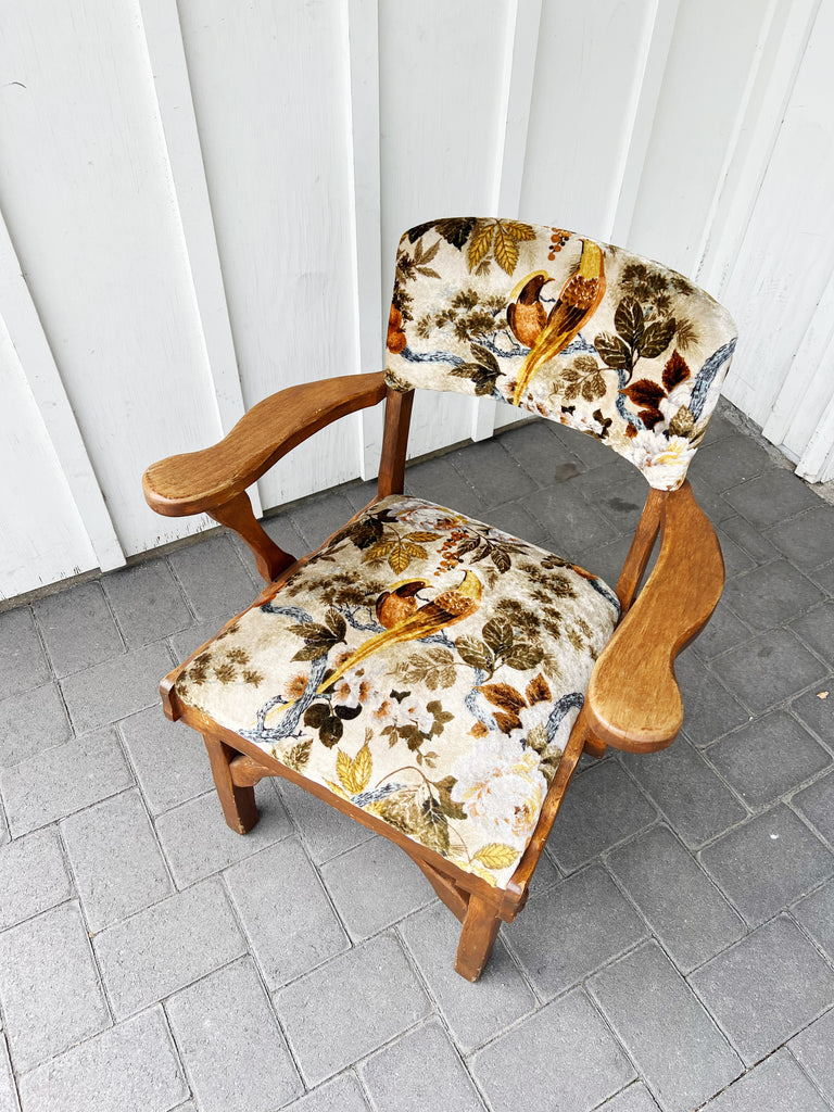 Carved Antique Arm Chair