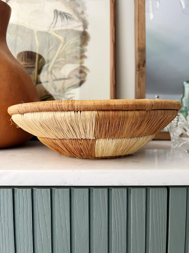 Tribal Woven Basket Wall Decor