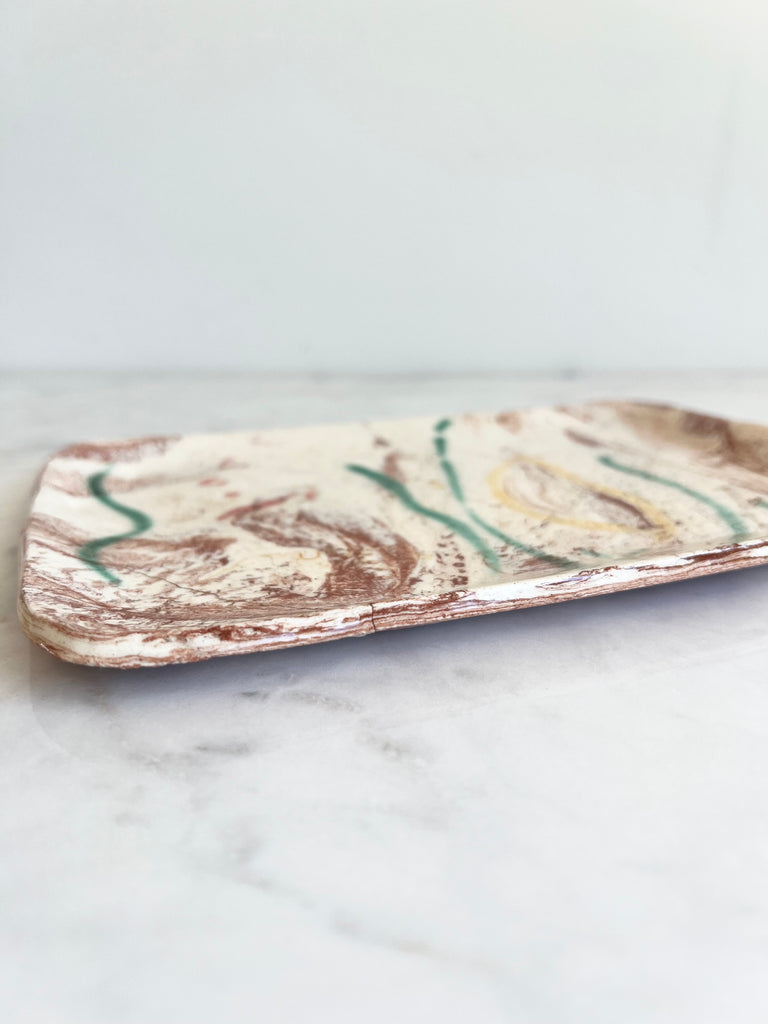 Abstract Studio Pottery Dish