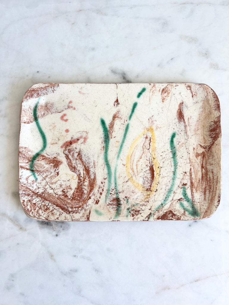 Abstract Studio Pottery Dish