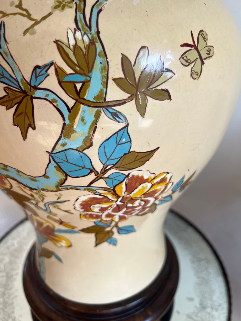 Ginger Jar Floral Table Lamp