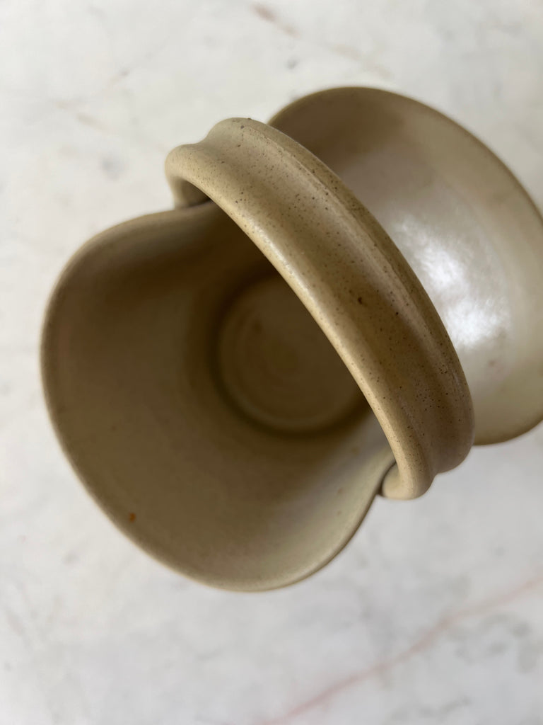 Stoneware Pottery Posy Basket