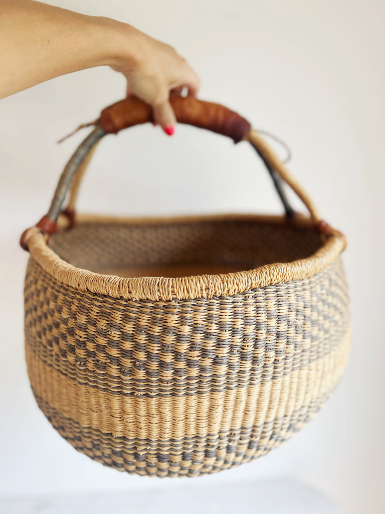 Handwoven Large Market Basket