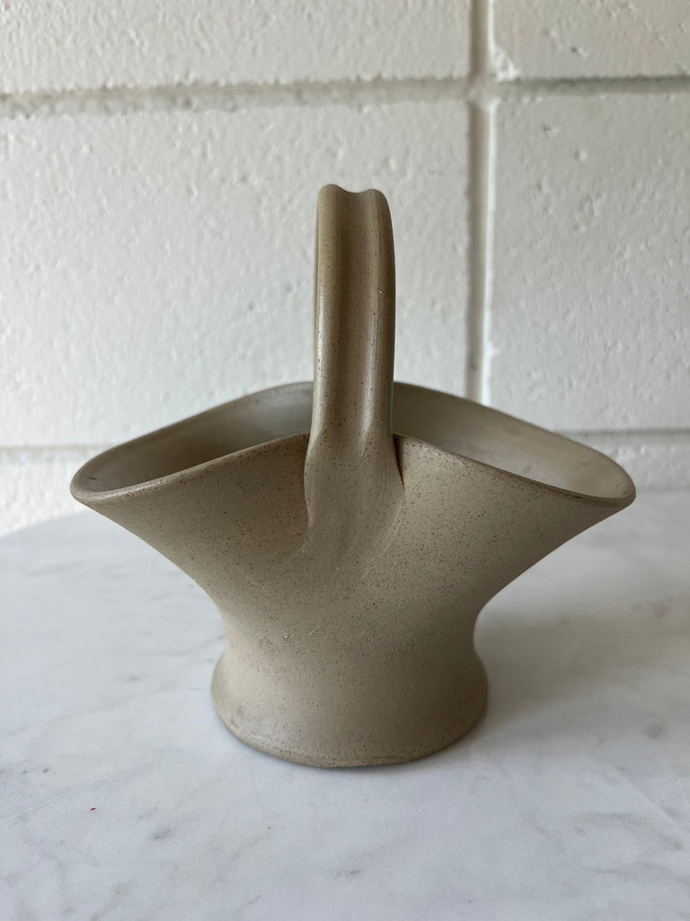 Stoneware Pottery Posy Basket