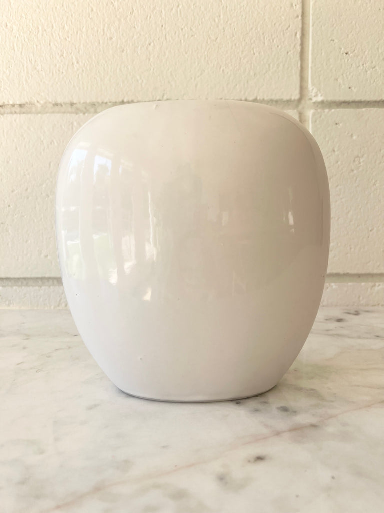 Iris Porcelain Gold Leaf Vase