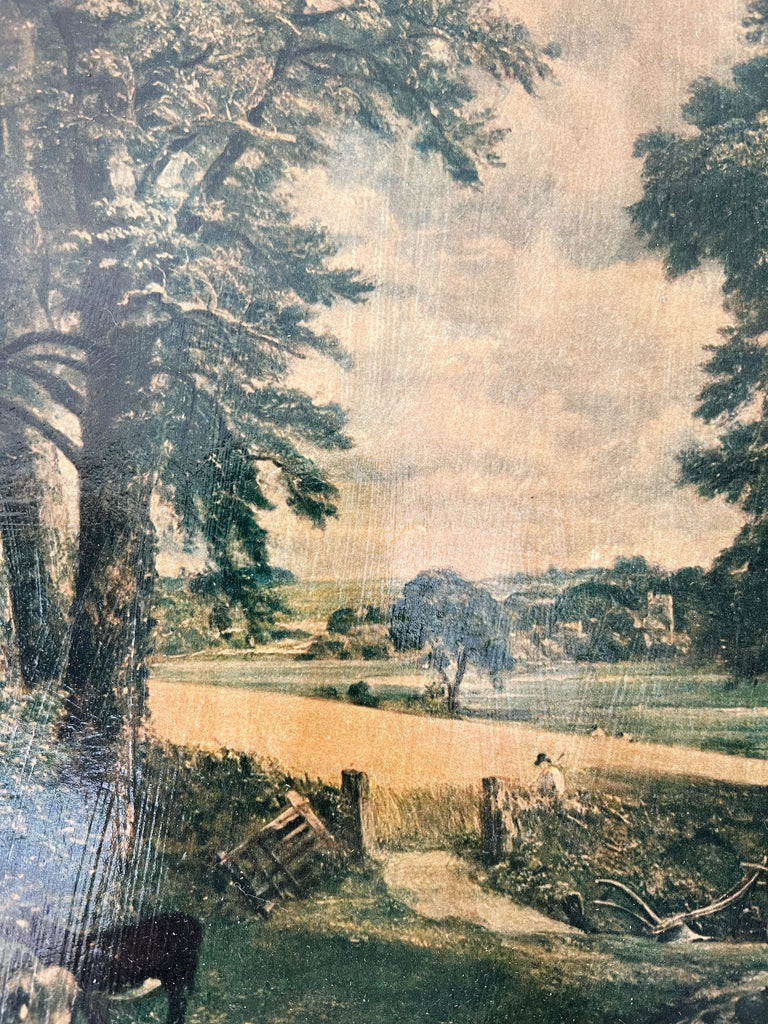 Framed Vintage Art “The Cornfield” Turner Wall Accessory