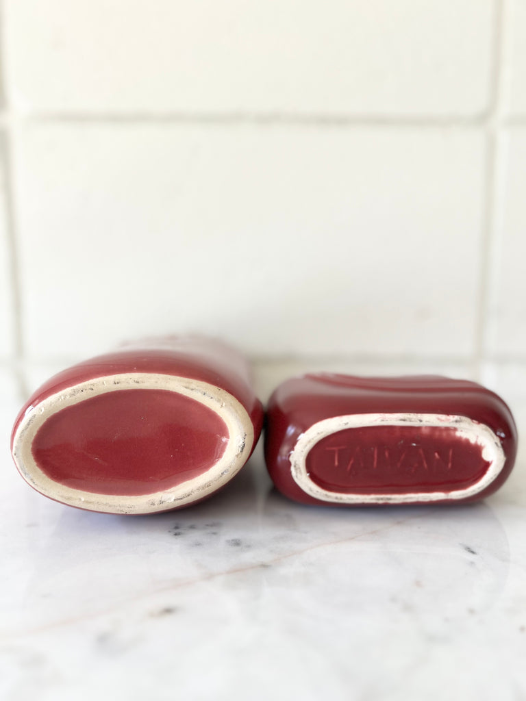 Art Deco Pottery Drip Glaze Set
