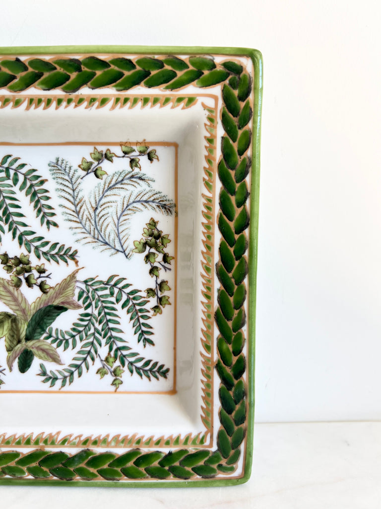 Porcelain Fernware Decor Set