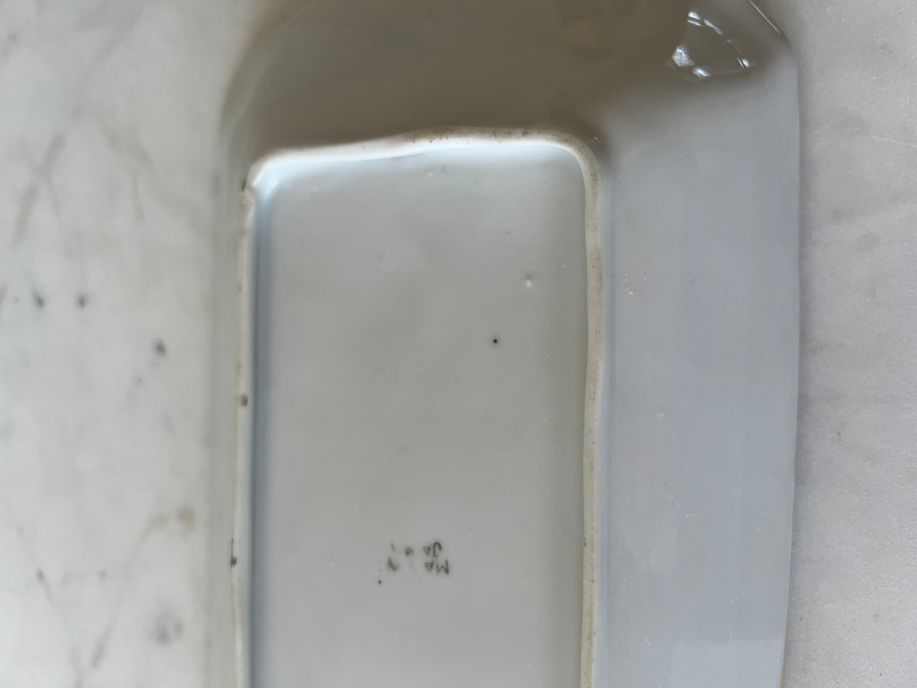 Hand-Painted Porcelain Serving Dish