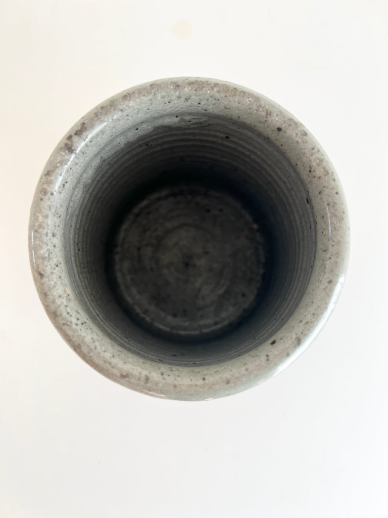 Glazed Bird Stoneware Utensil Holder