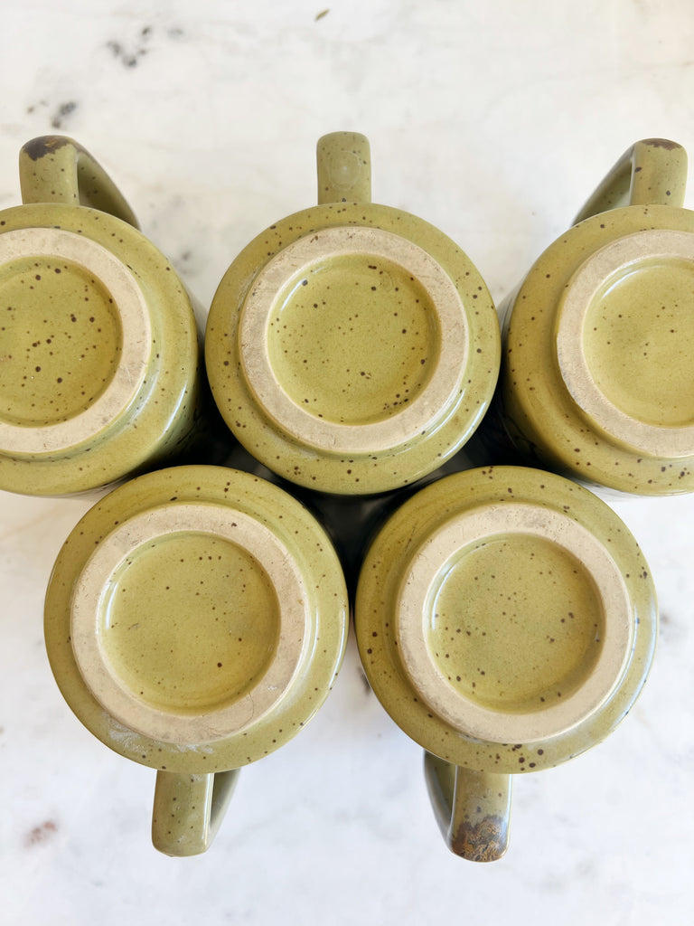 Sunflower Stoneware Mug Set