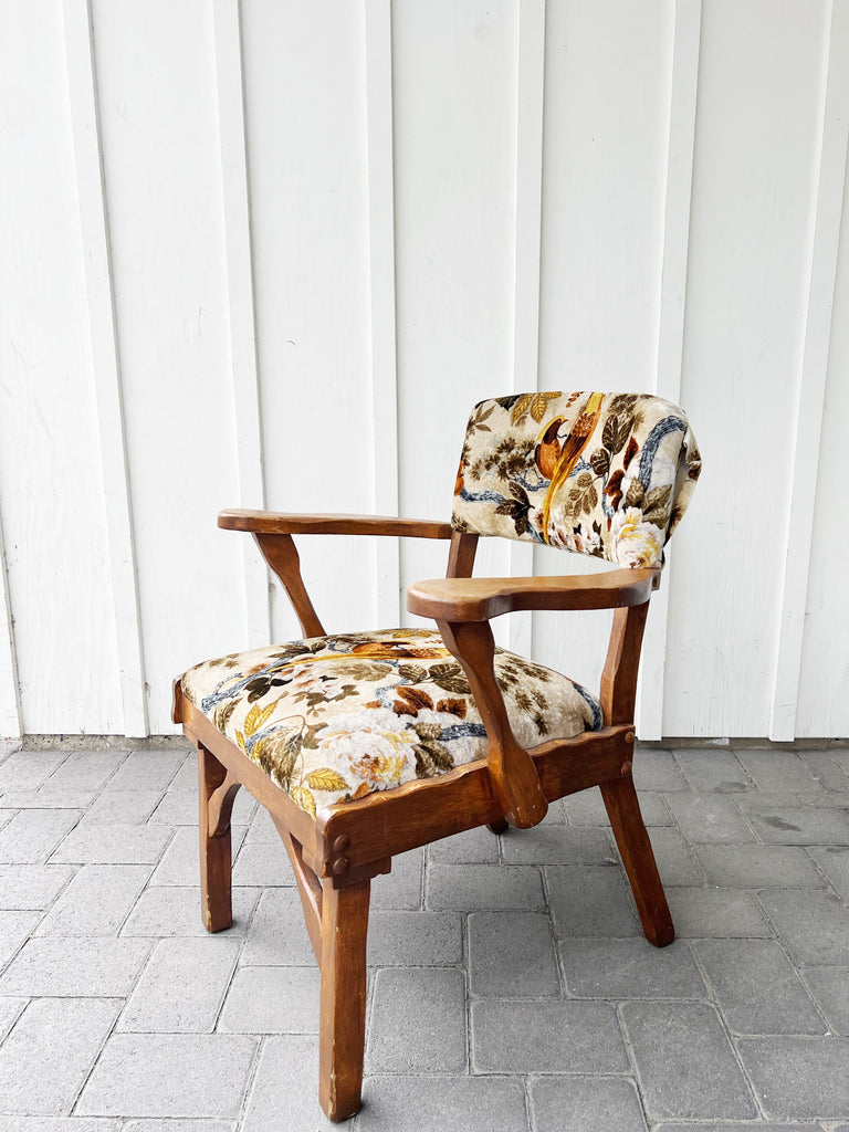 Carved Antique Arm Chair