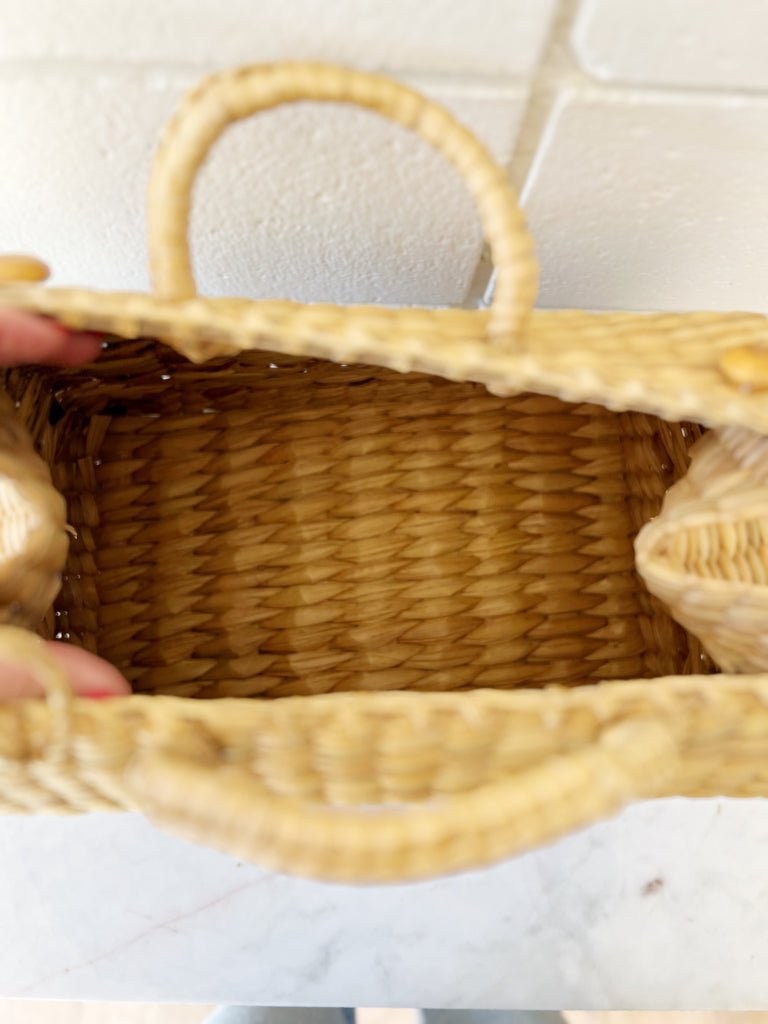 Woven Artisanal Basket Tote