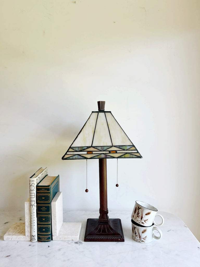Stained Glass Square Table Lamp
