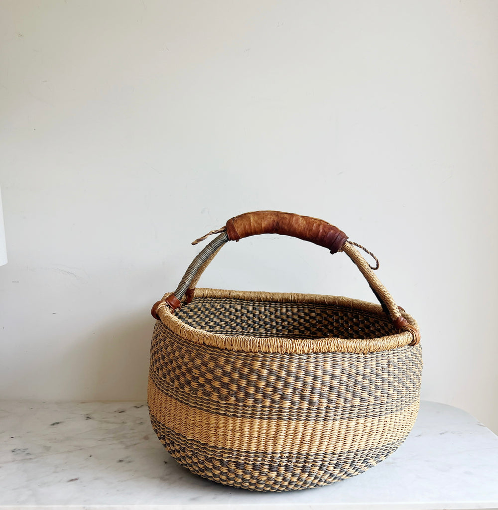 Handwoven Large Market Basket
