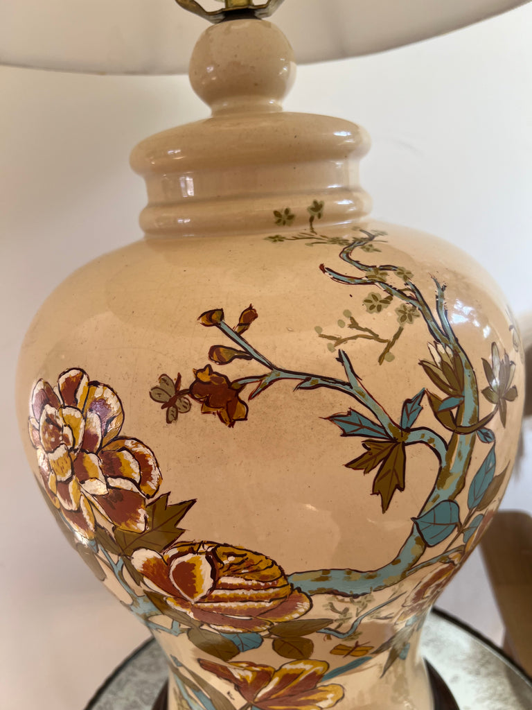 Ginger Jar Floral Table Lamp