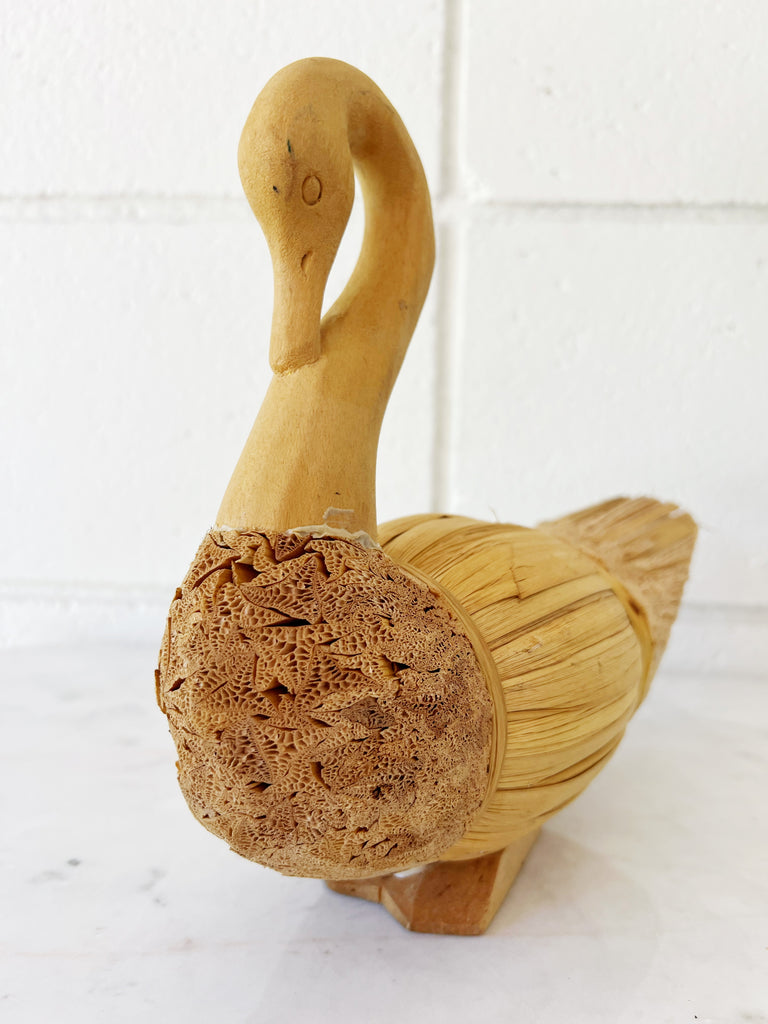 Handcrafted Sculpted Swan