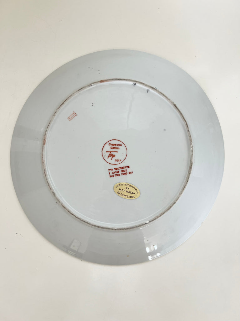 Porcelain Toyo Macau Butterfly Platter