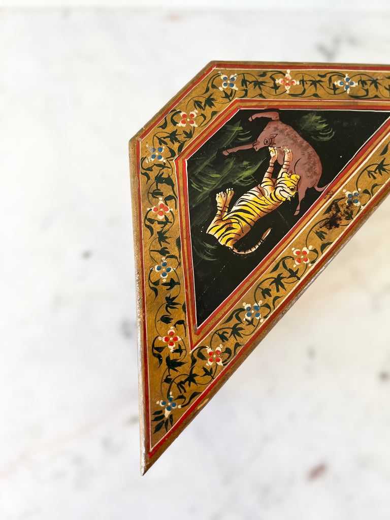 Antique Hand-painted Indian Folk Art Box