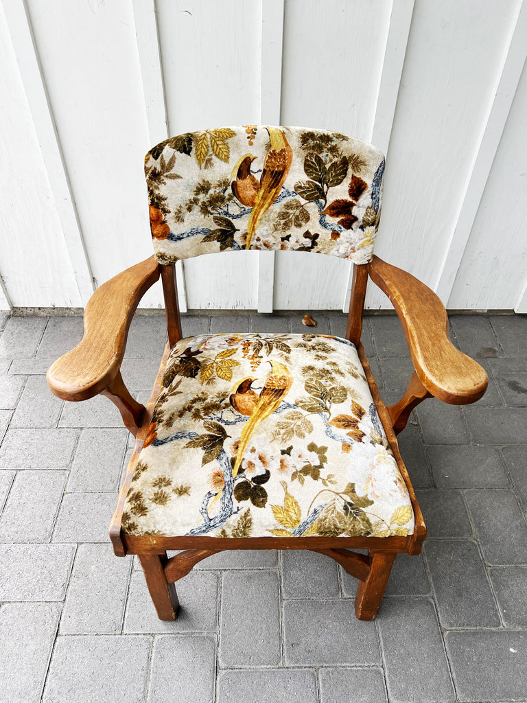 Carved Antique Arm Chair