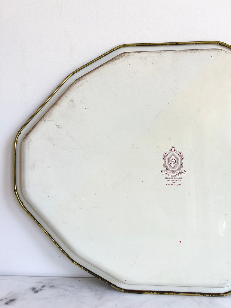 Vintage Daher Tin Serving Tray