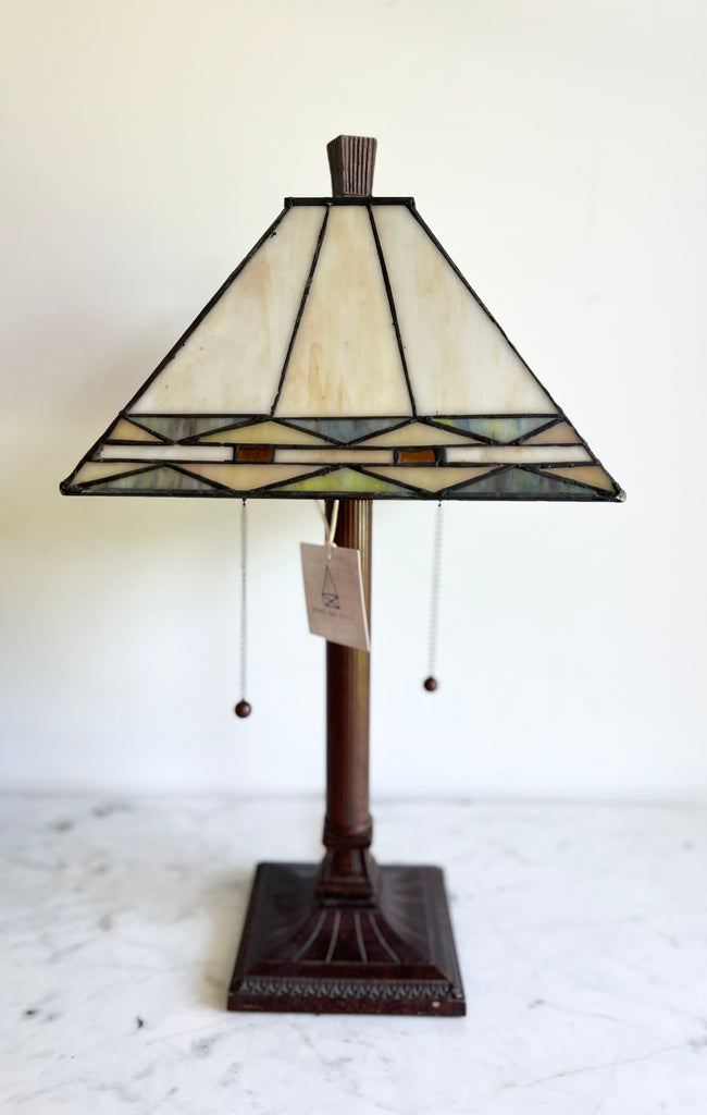 Stained Glass Square Table Lamp