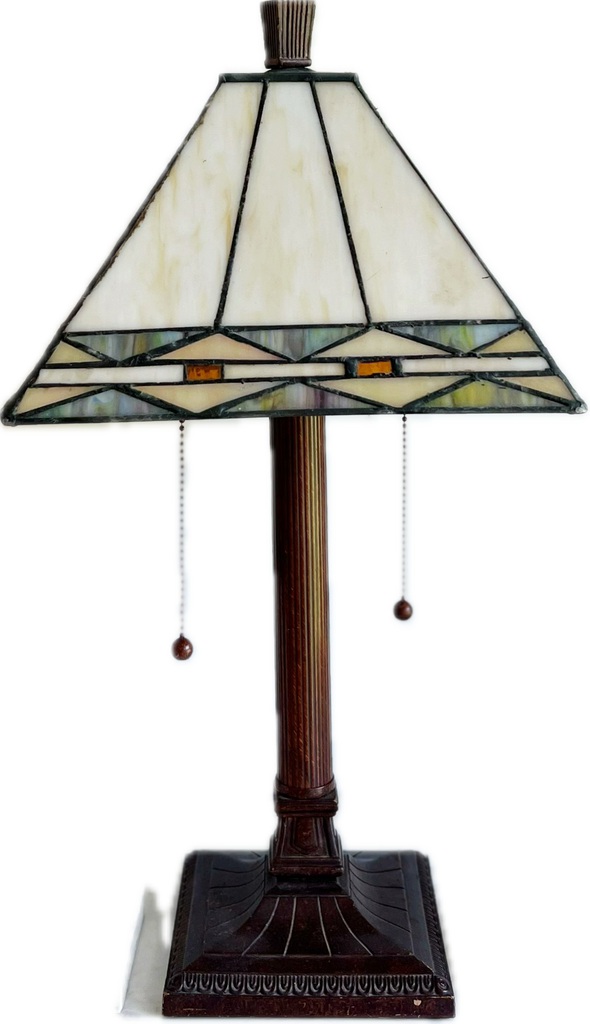 Stained Glass Square Table Lamp