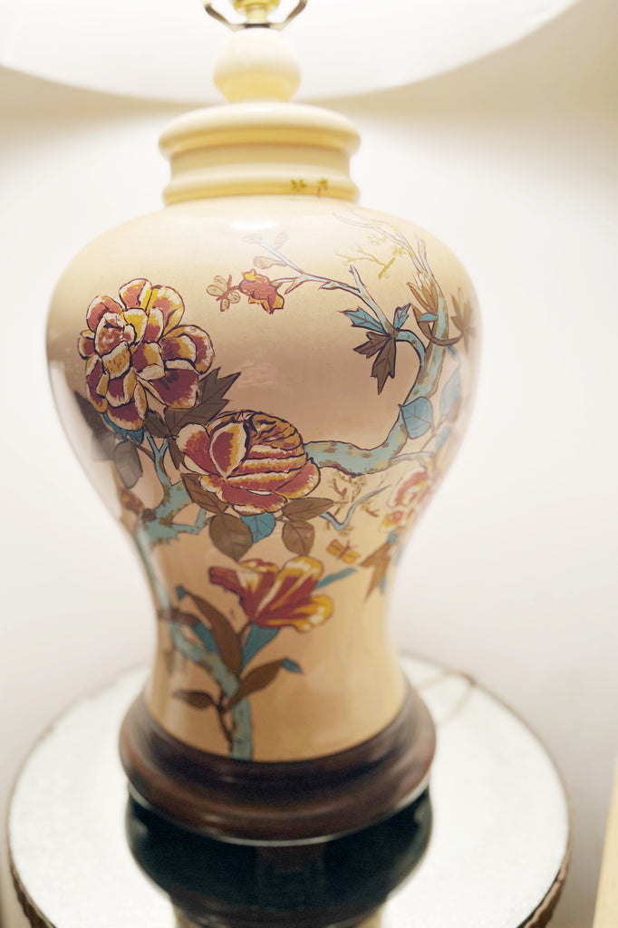 Ginger Jar Floral Table Lamp