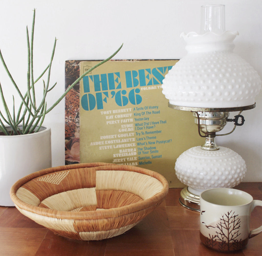 Tribal Woven Basket Wall Decor