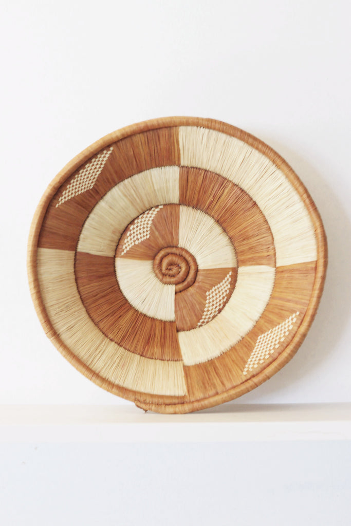 Tribal Woven Basket Wall Decor