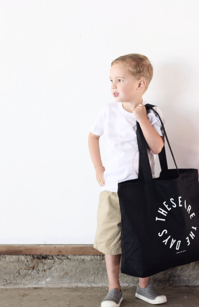 Oversized Eco Tote ‘These Are The Days'