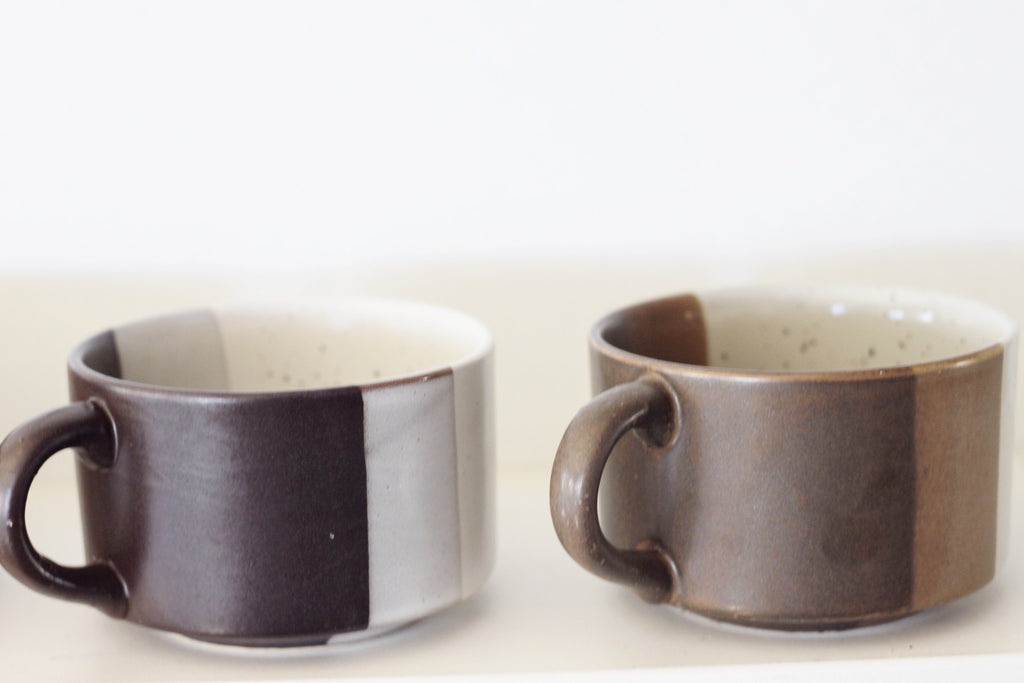 Stacking Stoneware Mug Set (3)