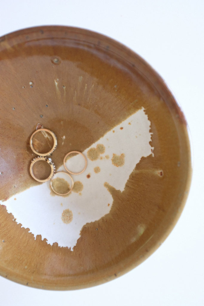 Natural Style Earth Tone Ceramic Dish