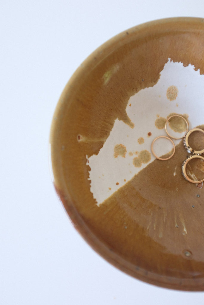 Natural Style Earth Tone Ceramic Dish