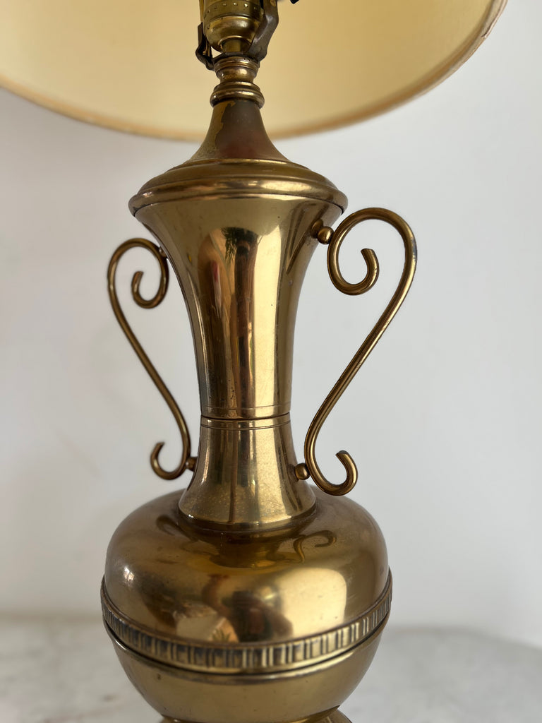 Stiffel Antique Brass Trophy Table Lamp