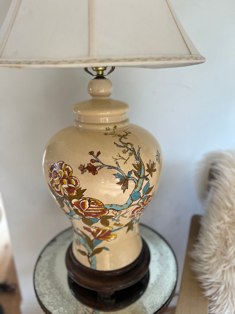 Ginger Jar Floral Table Lamp
