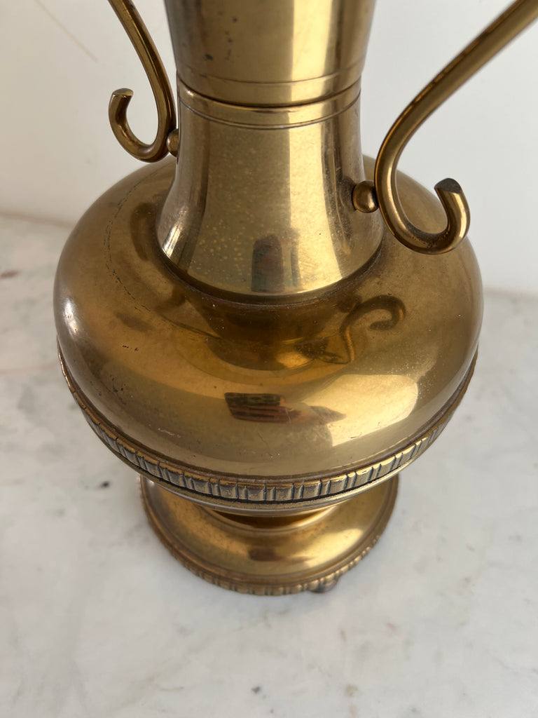 Stiffel Antique Brass Trophy Table Lamp
