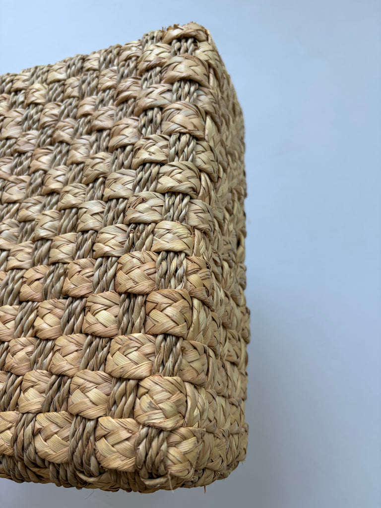 Vintage Handwoven Italian Leather Strap Shoulder Bag