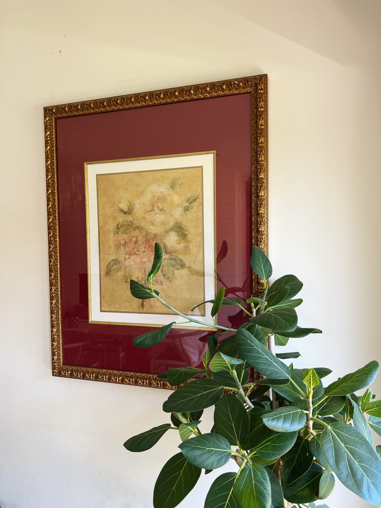 French Floral Blanche Fine Print