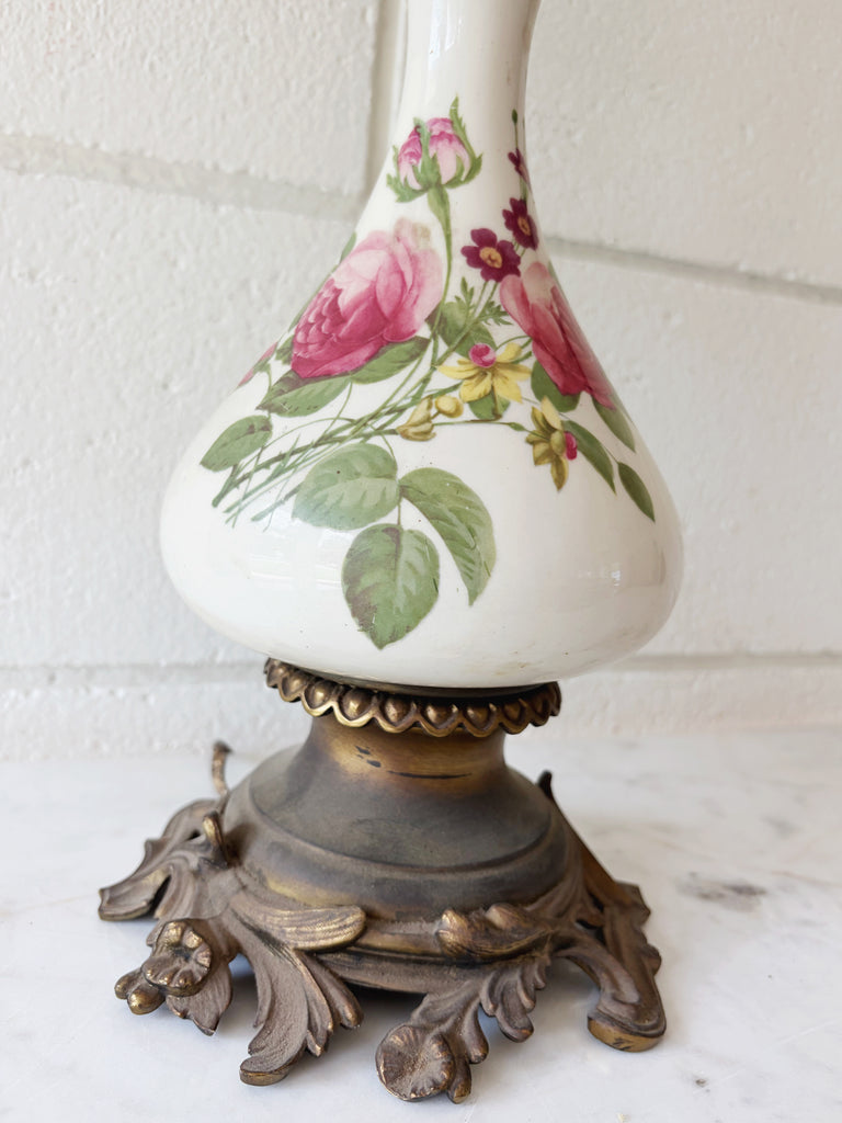 ‘Gone with the Wind’ Porcelain Hurricane Lamp
