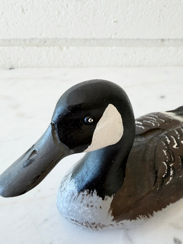 Wood Carved Folk Art Duck Decoy