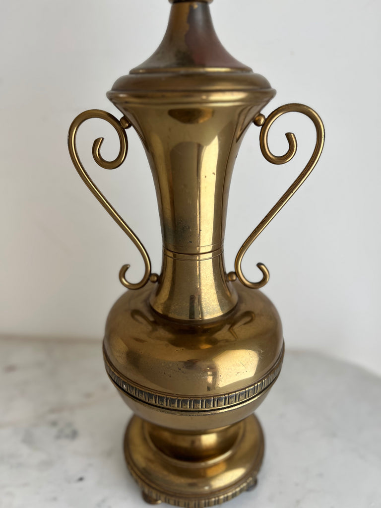 Stiffel Antique Brass Trophy Table Lamp