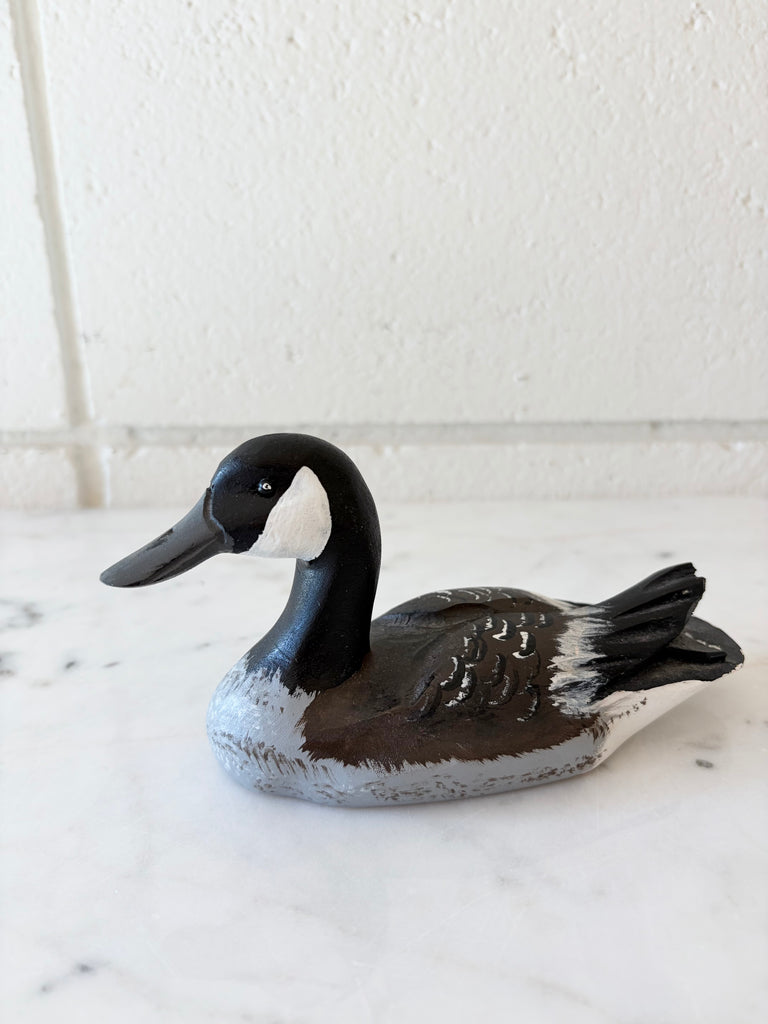 Wood Carved Folk Art Duck Decoy